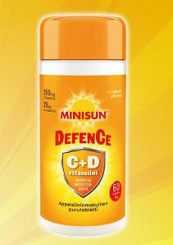 Minisun維生素C+D咀嚼片(健康防護(hù)型)