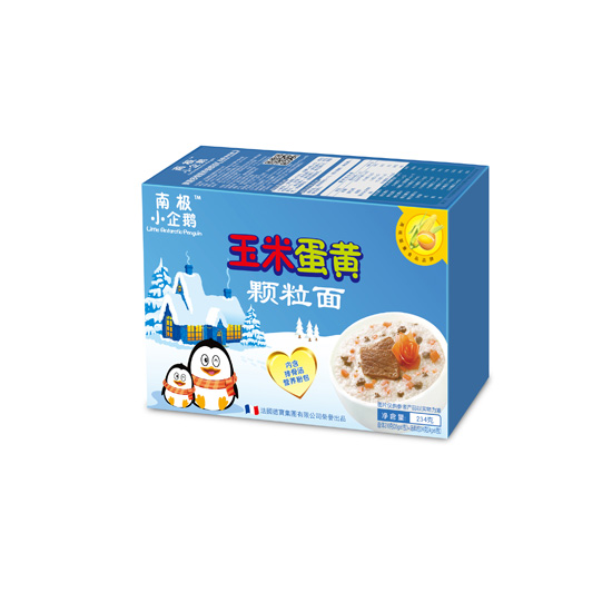 南極小企鵝玉米蛋黃顆粒面234克