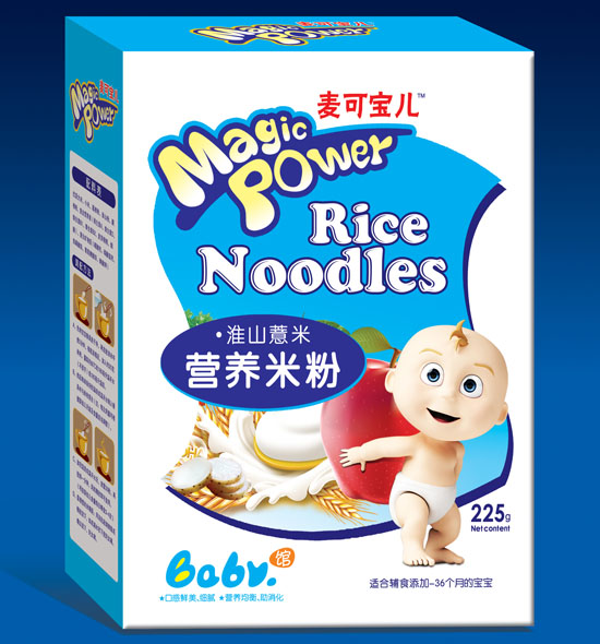 麥可寶兒淮山薏米營養(yǎng)配方米粉盒裝