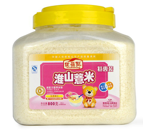 優(yōu)蓓聰淮山薏米營養(yǎng)米粉0段(桶裝)