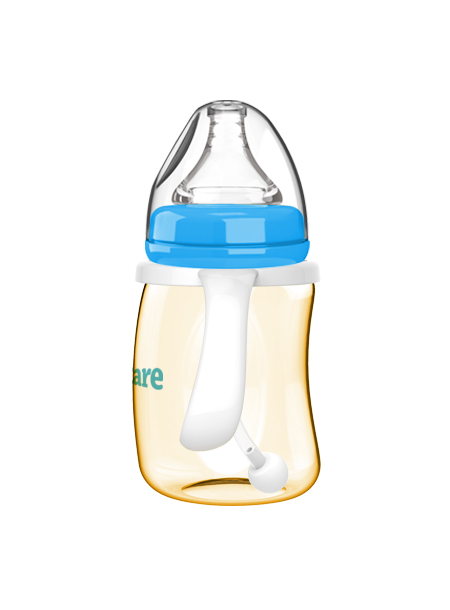 伊斯卡爾180mlPPSU企鵝自動哺乳瓶(藍(lán))