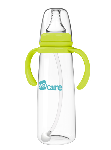 伊斯卡爾240mlPP自動(dòng)標(biāo)準(zhǔn)口徑奶瓶(黃)