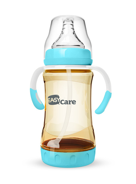 伊斯卡爾240mlPPSU防脹氣自動奶瓶(藍(lán))