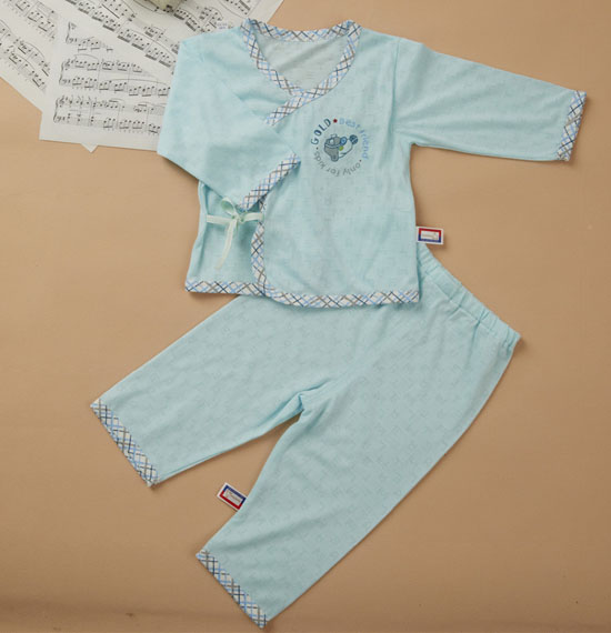 金色小魚竹纖維雙面素色皇冠熊開檔合同套