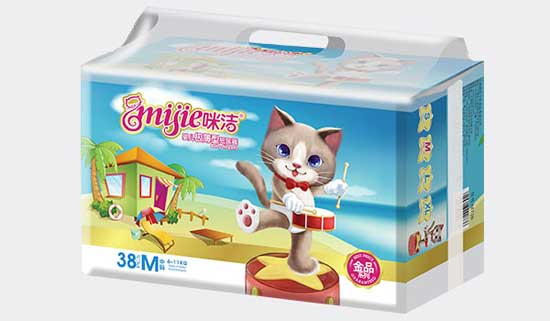 咪潔yinge極薄型紙尿褲38片M中碼