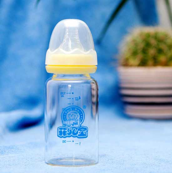 菲兒寶120毫升標口高硼硅晶鉆玻璃奶瓶