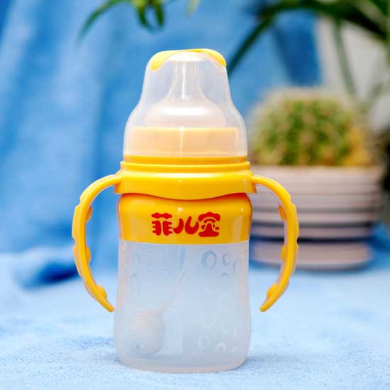 菲兒寶160毫升全自動(dòng)防脹液寬口硅奶瓶