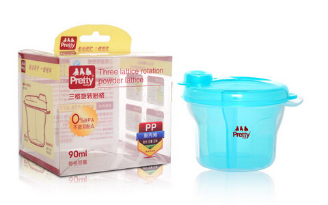 prettybaby三格旋轉(zhuǎn)奶粉盒