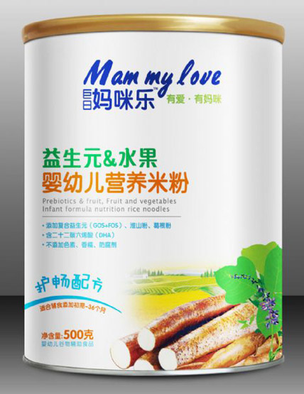 巨日媽咪樂(lè)益生元水果嬰幼兒營(yíng)養(yǎng)米粉護(hù)暢配方