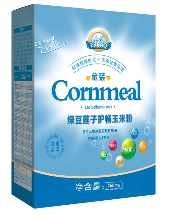 兒葆綠豆蓮子護(hù)暢金裝玉米粉