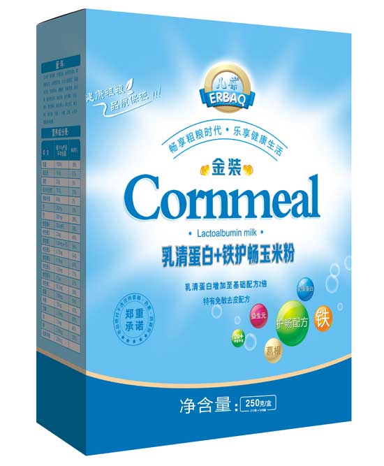 兒葆乳清蛋白+鐵護暢金裝玉米粉