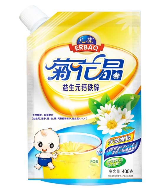 兒葆益生元鈣鐵鋅菊花晶袋裝