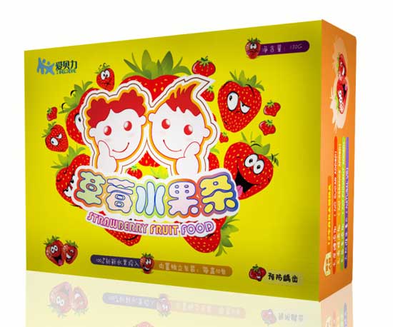 愛貝力草莓水果條