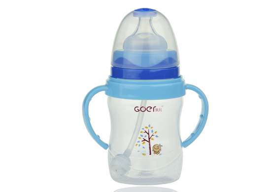 果兒180ML寬口PP奶瓶藍(lán)色