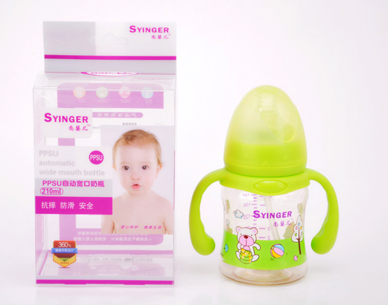 ��yingePPSU�Ԅӌ�����ƿ210ML�Gɫ