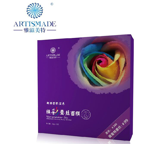 雅滋美特新顏雪肌滋養(yǎng)幻彩蠶絲面膜