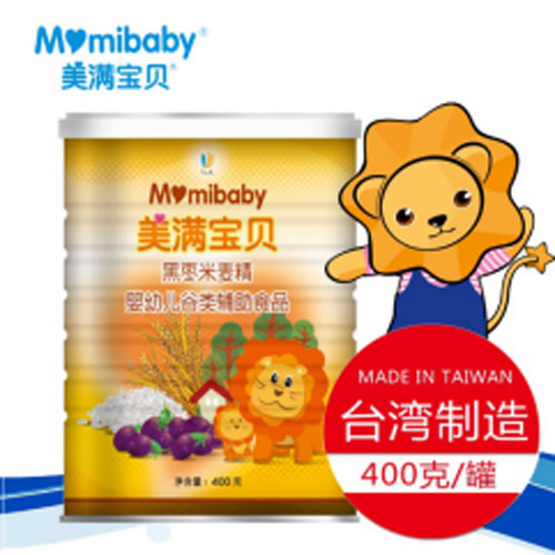 美滿(mǎn)寶貝嬰幼兒谷類(lèi)輔食黑棗米麥精