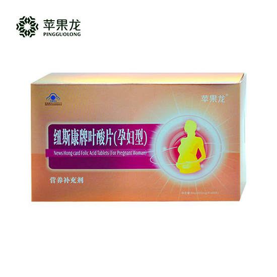 蘋果龍紐斯康牌葉酸片孕婦型