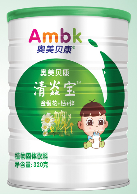 奧美貝康320克清焱寶金銀花+鈣+鋅