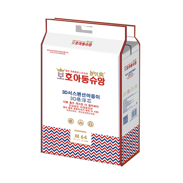護(hù)兒爽3D懸浮芯紙尿褲(大包)M64片