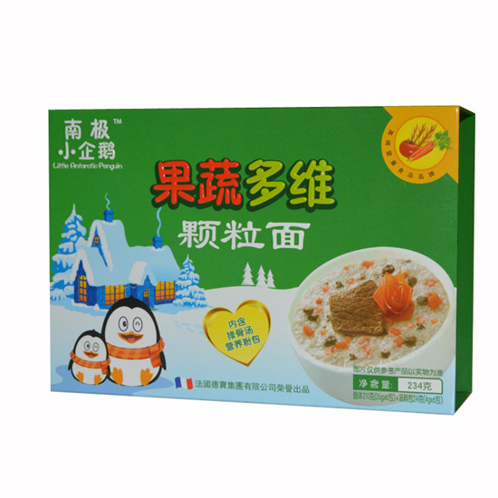 南極小企鵝果蔬顆粒面橫