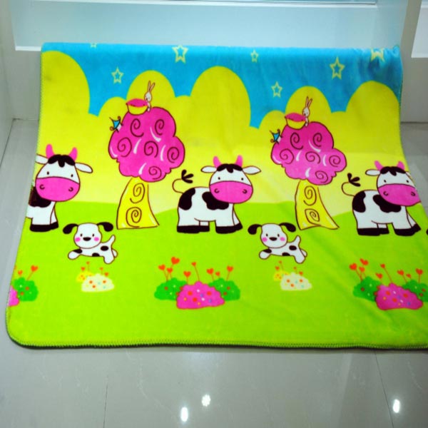 亞奧超柔云毯小牛檸檬黃