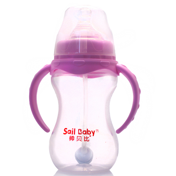 帥貝比奶瓶210ML酷炫-紫紅