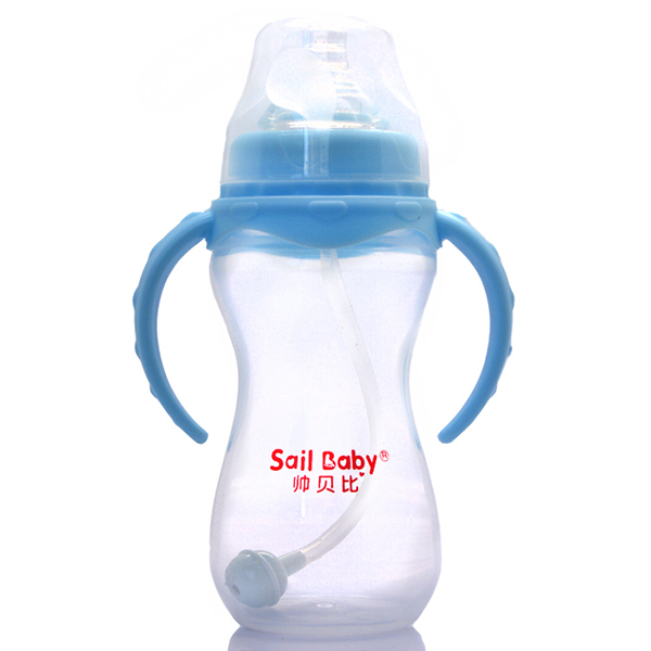 帥貝比奶瓶270ML酷炫-藍(lán)