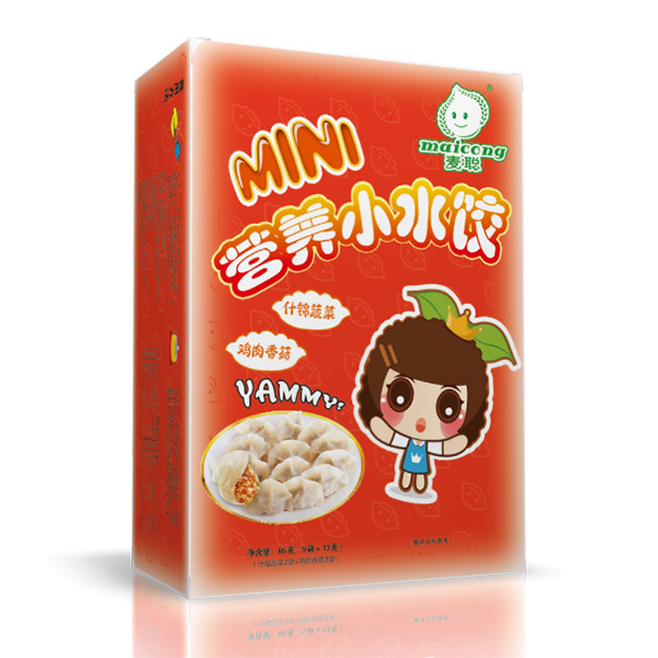 麥聰營養(yǎng)小水餃什錦蔬菜+雞肉香菇2