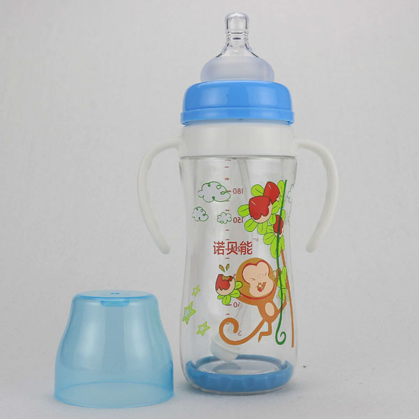 諾貝能嬰幼兒奶瓶綠色