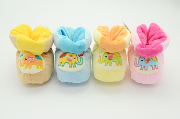 愛(ài)嬰童長(zhǎng)筒襪中幫軟底保暖寶寶學(xué)步鞋