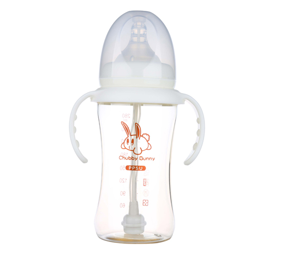 �����PPSU���ڏ����J���ԄӰ�����ƿ280ML��ɫ