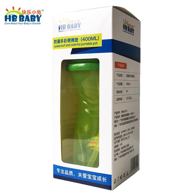 快樂小兔400ML兒童水壺背帶防漏便攜吸管杯