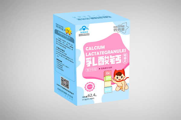 鈣鈣星乳酸鈣咀嚼片