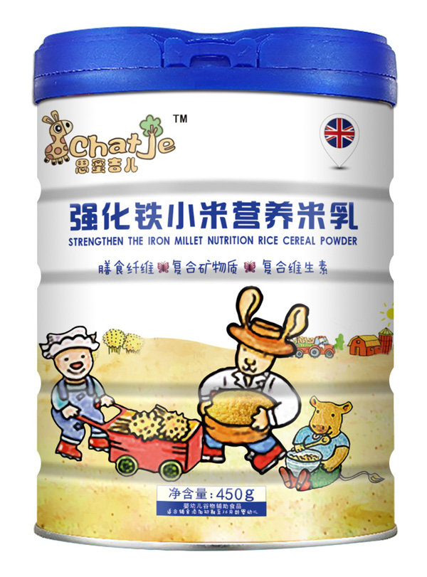 SChatJe思蜜吉兒強化鐵小米米乳(罐裝)