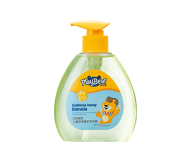 皮樂熊兒童潔凈柔護(hù)洗手液