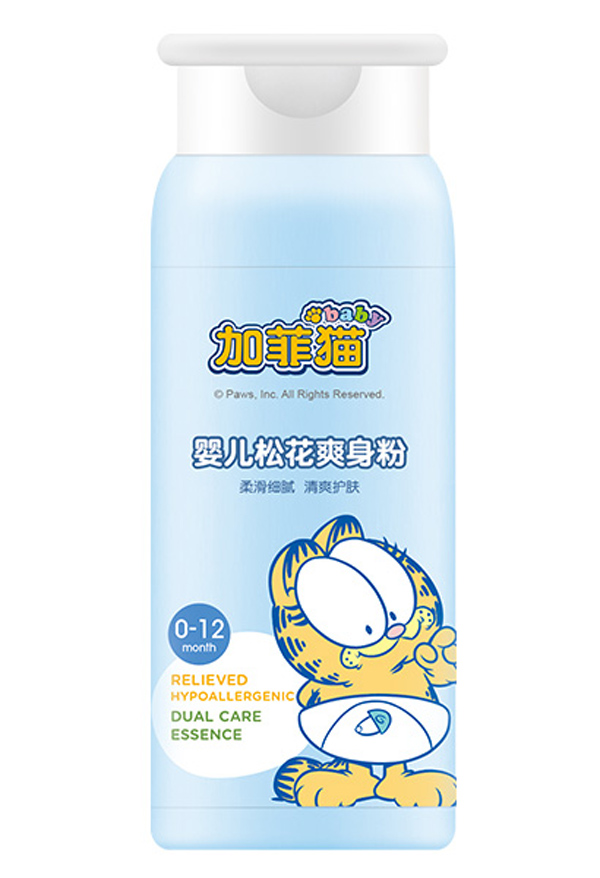 加菲貓嬰兒松花爽身粉.jpg 加菲貓嬰兒松花爽身粉.jpg