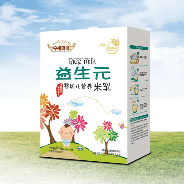 今福貝健嬰幼兒營養(yǎng)米乳盒裝(益生元)