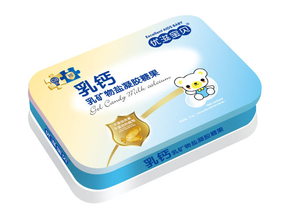 優(yōu)滋寶貝乳鈣乳礦物鹽凝膠糖果 鐵聽