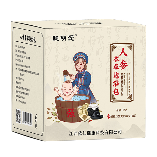 聰明愛本草泡浴包-人參(強)