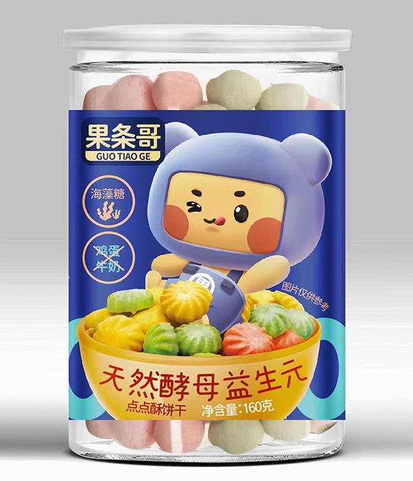 果條哥天然酵母益生元點(diǎn)點(diǎn)酥餅干