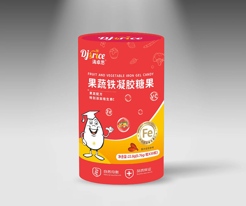 滴卓思果蔬鐵凝膠糖果