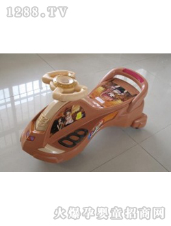 尼爾樂(lè)棕色兒童扭扭車