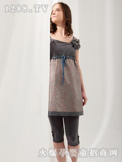 也諾高腰縮帶吊帶