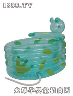 曼波魚屋青蛙款充氣水池 