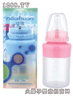 紐寶小直身硅膠奶瓶