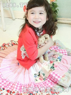 QQ童裝波西米亞寶貝春季長裙