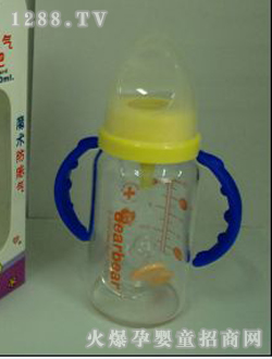 奧兒寶晶鉆玻璃防脹氣標準奶瓶120ml