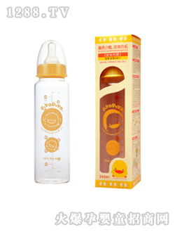 黃色小鴨玻璃奶瓶240CC