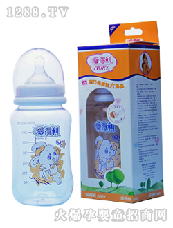 愛(ài)得利寬口徑圓弧大奶瓶